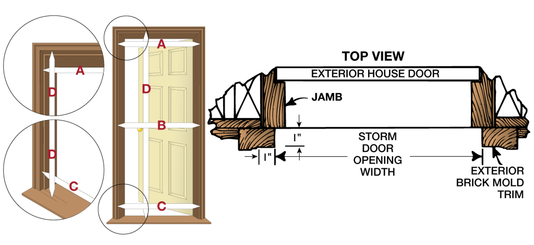 How To Measure For A New Storm Door