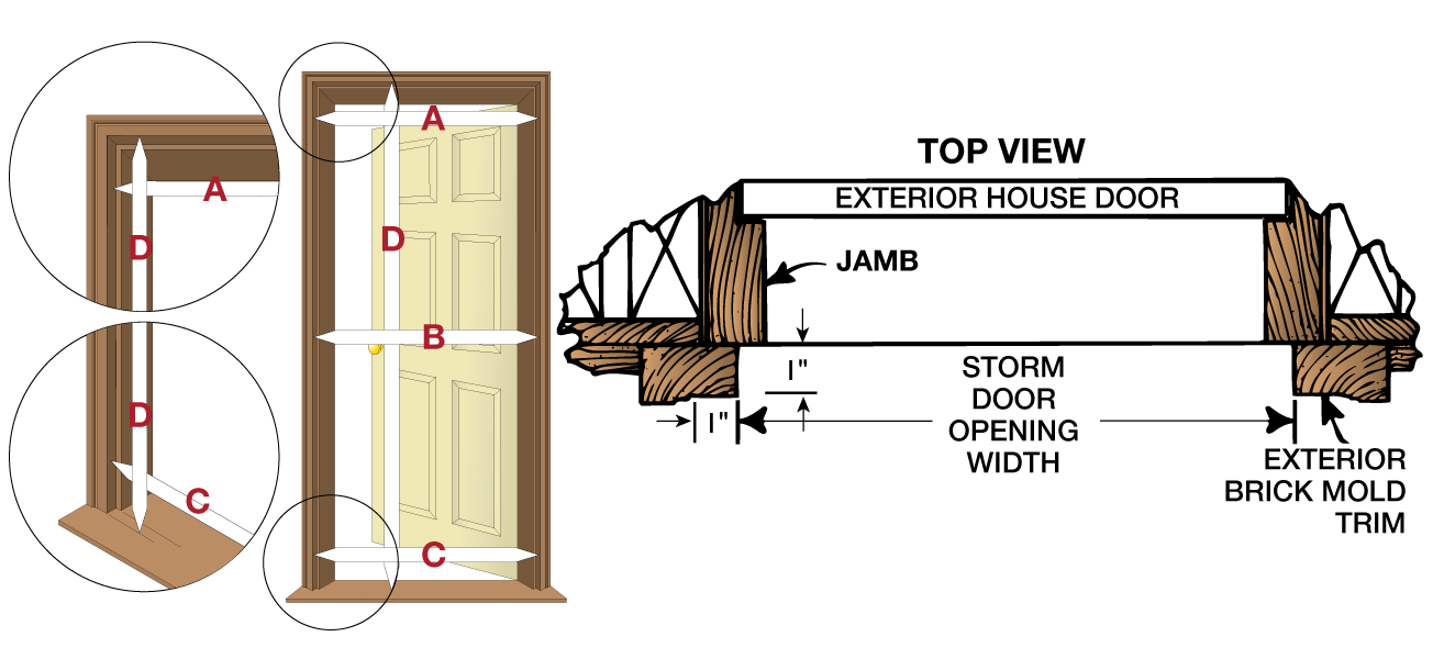 How To Measure For A New Storm Door