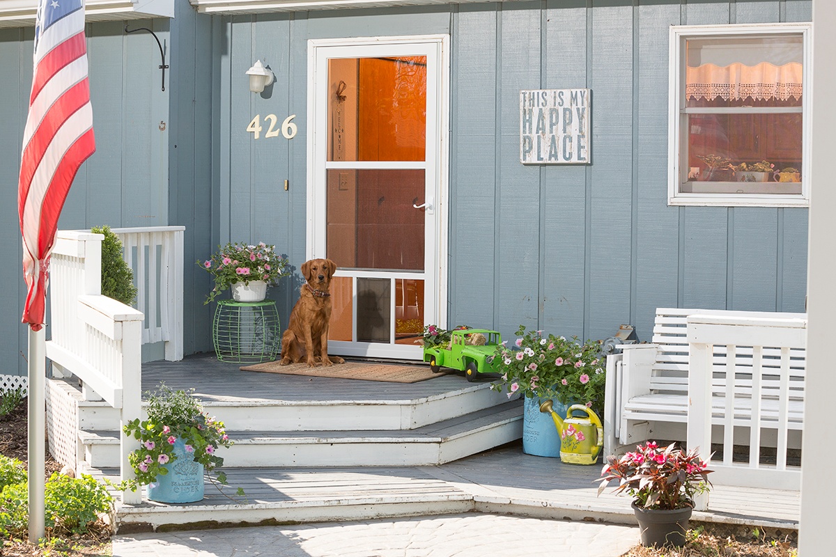 LARSON storm doors are Dog-friendly