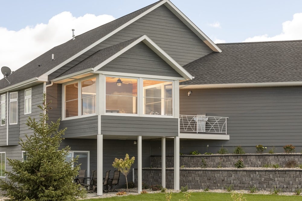 Scenix Porch Windows | New Construction Case Study | Dakota Land Design LLC