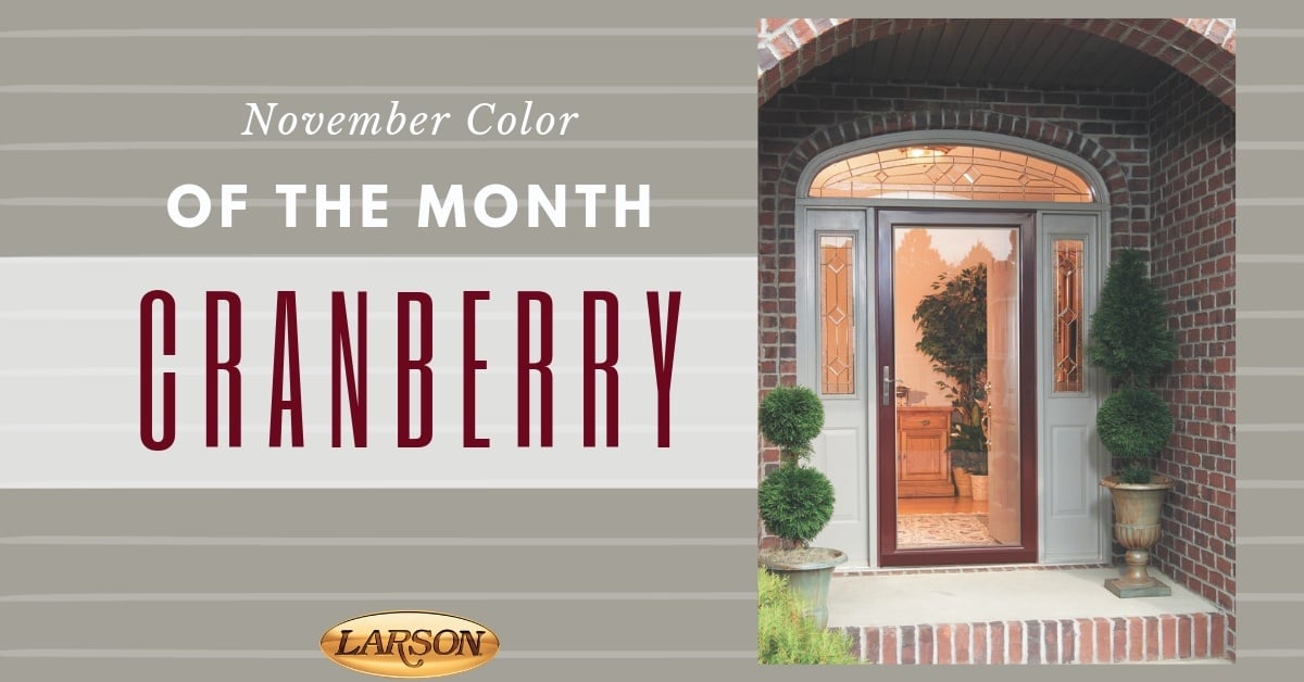 Color of the Month - Cranberry